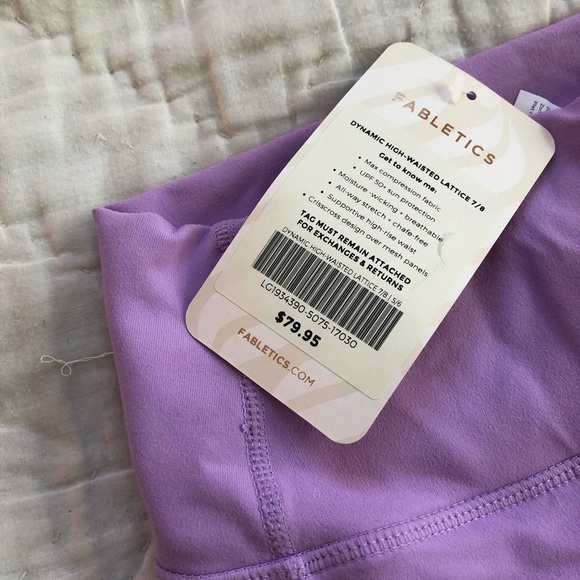 Fabletics Purple Sports Set - Picture 2 of 5